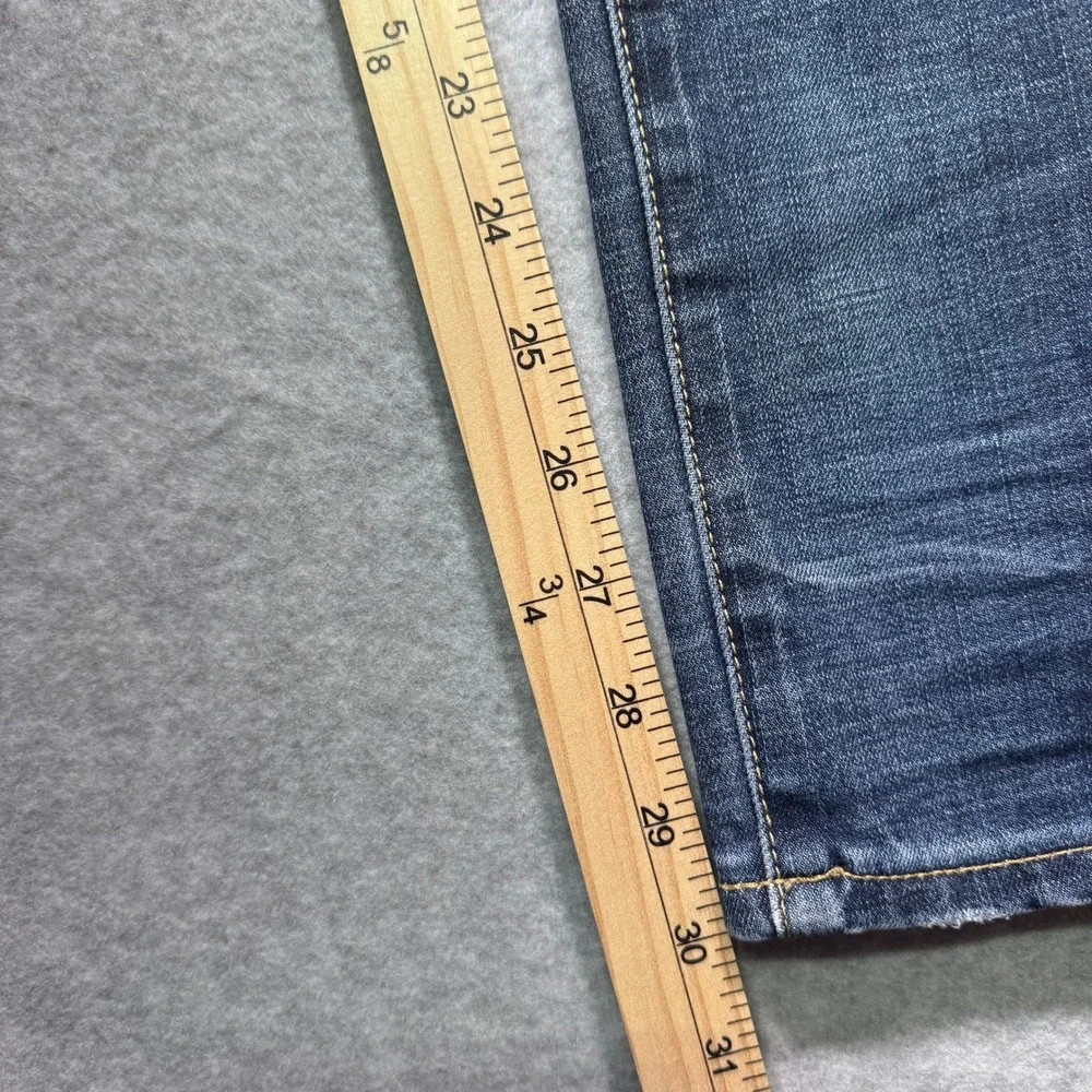 American Eagle Extreme Flex 4 Distressed Slim Jeans Mens 33x30‎ Blue Medium Wash